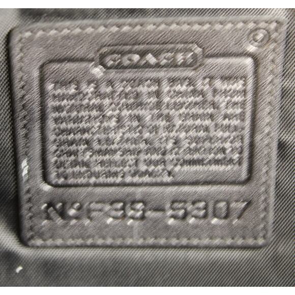 coach black leather messenger bag - Picture 11 of 11